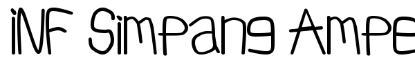 INF Simpang Ampek font preview